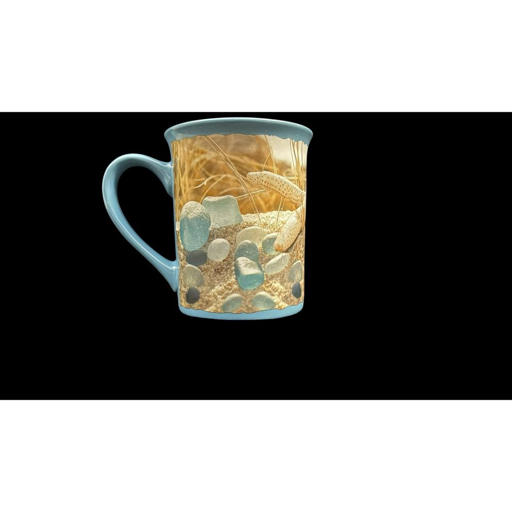 Cape Shore Stories of the Sea Harbor Mug Coastal-themed Design Sea Glass Maine